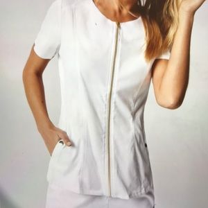 Jaanuu Biker Top White NWT M